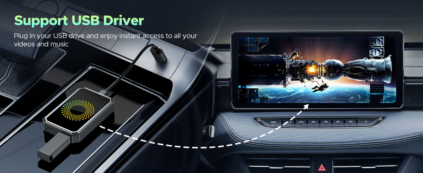 LAMTTO 3-in-1 Wireless CarPlay Box